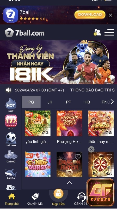 Trải nghiệm slot game đến từ nhiều nhà cung cấp hàng đầu