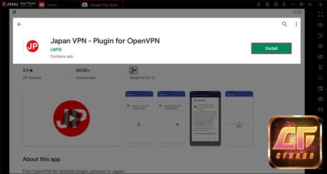 Cách cài tốc chiến trên PC thông qua phần mềm Japan VPN