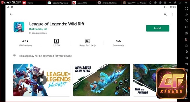 Tìm kiếm và cài đặt tựa game Liên Minh Tốc Chiến về máy tính