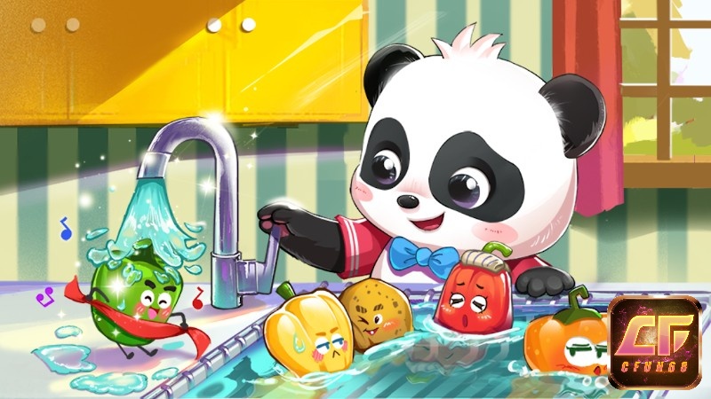 Game Thế giới của bé gấu trúc là tựa game giáo dục cực hay cho bé