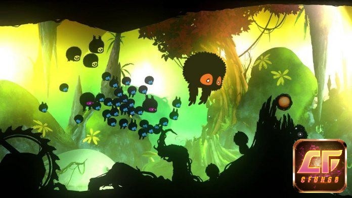 Game Badland là trò chơi về bay nhảy trong không gian
