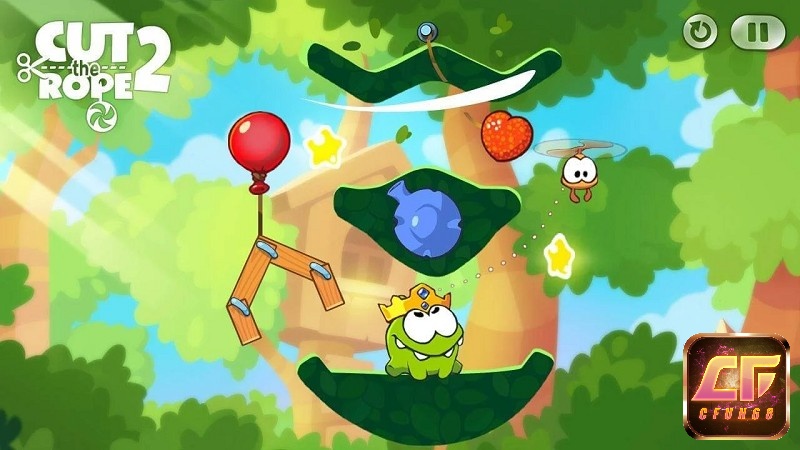 Cut the Rope 2 là tựa game trí tuệ nổi tiếng trên toàn thế giới