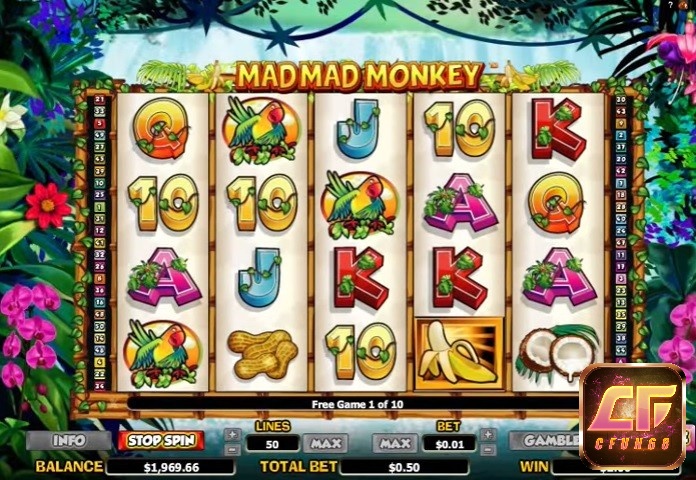 Cách chơi game slot Mad Mad Monkey rất đơn giản