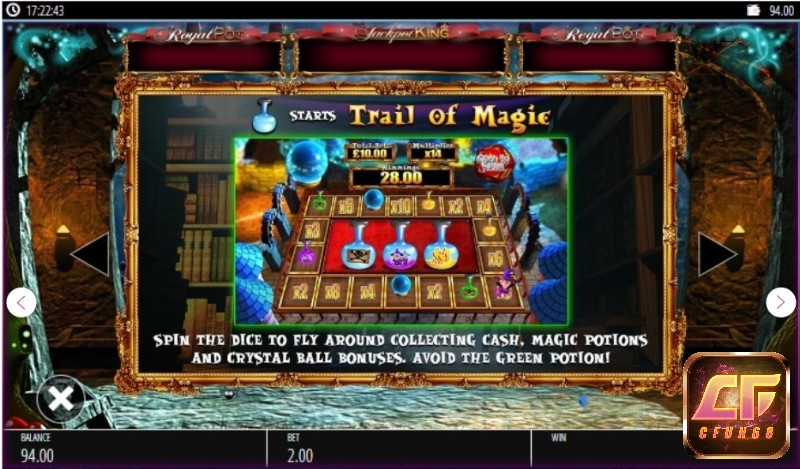 Lắc xúc xắc trong Trail of Magic để thu thập phần thưởng