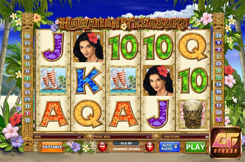 Cách chơi game slot Hawaiian Treasure cực đơn giản