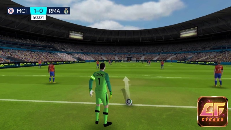 Game thủ sẽ được nhập vai vào các ngôi sao bóng đá nổi tiếng khi chơi Football Cup