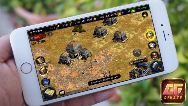 Với Game đế chế mobile bạn sẽ được tự do xây dựng đế chế riêng của mình