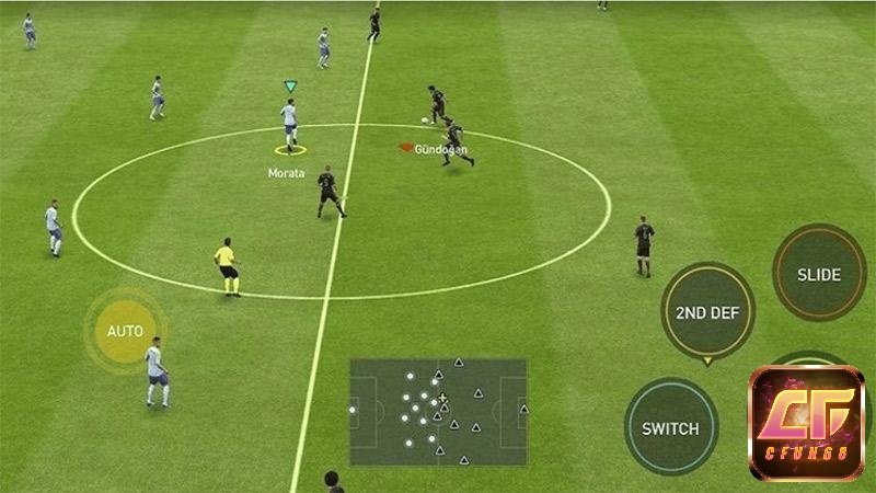 Bạn tham gia Game FIFA mobile như một trận bóng thực sự trên sân