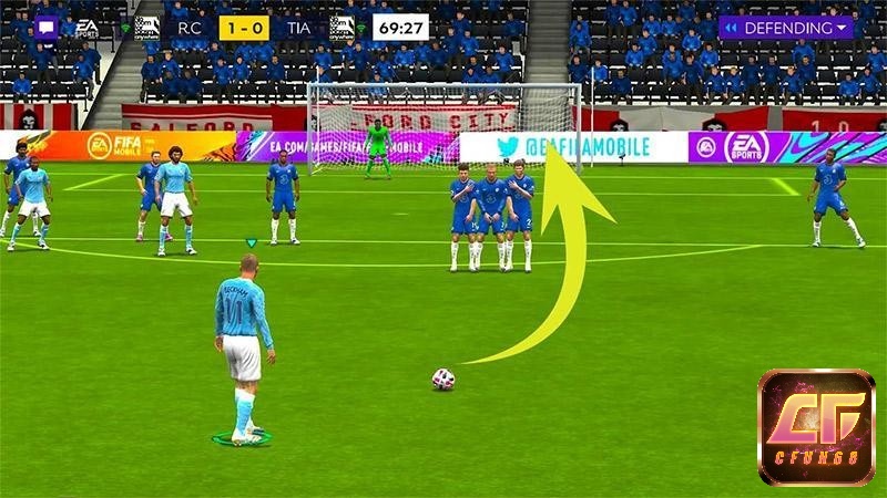 Hình ảnh của Game FIFA mobile như thật