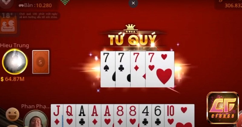 Dùng tứ quý để chặt heo sẽ giúp anh em mang về lượng tiền thưởng cực khủng đấy nhé