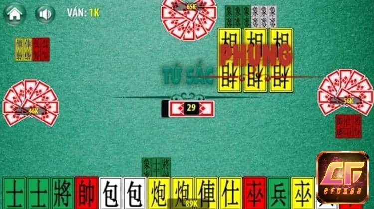 Làm sao để tính điểm trong game bài tứ sắc