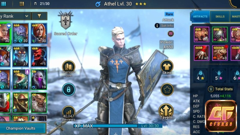 Game thủ sẽ vào vai một chiến binh cổ đại của Teleria khi chơi RAID: Shadow Legends