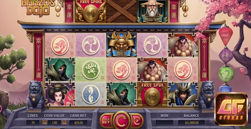 Hanzo’s Dojo là một game slot lấy cảm hứng từ văn hóa Nhật Bản