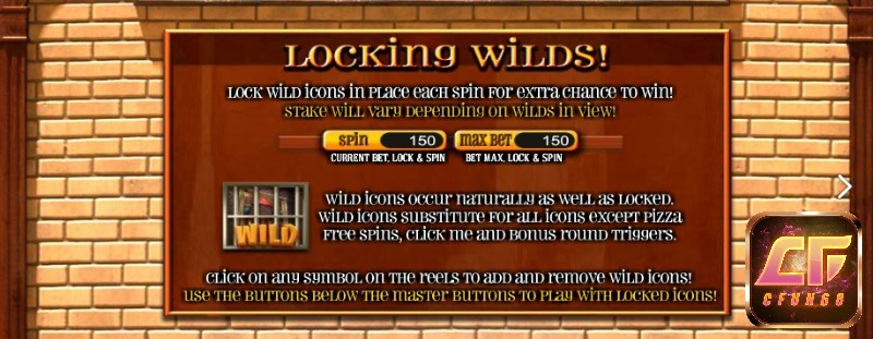 Locking Wilds đem đến cơ hội thắng cao hơn