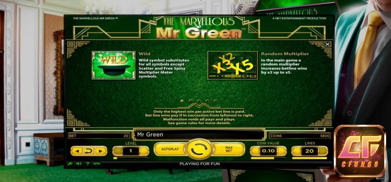 Biểu tượng Wild và tính năng Random Multiplier trong game