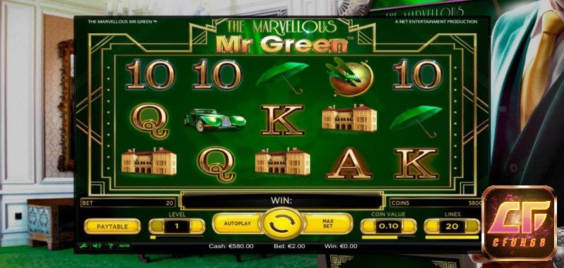 Marvellous Mr Green mang đậm phong cách sang trọng và cổ điển