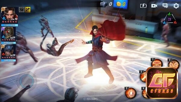 Hóa thân thành các nhân vật trong Marvel để chiến đấu