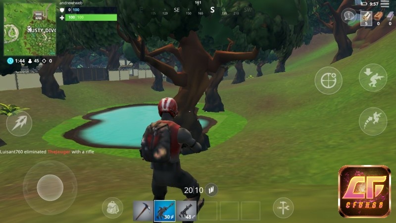 Trận chiến sinh tồn kịch tính để trở thành người sống sót cuối cùng trong Fortnite