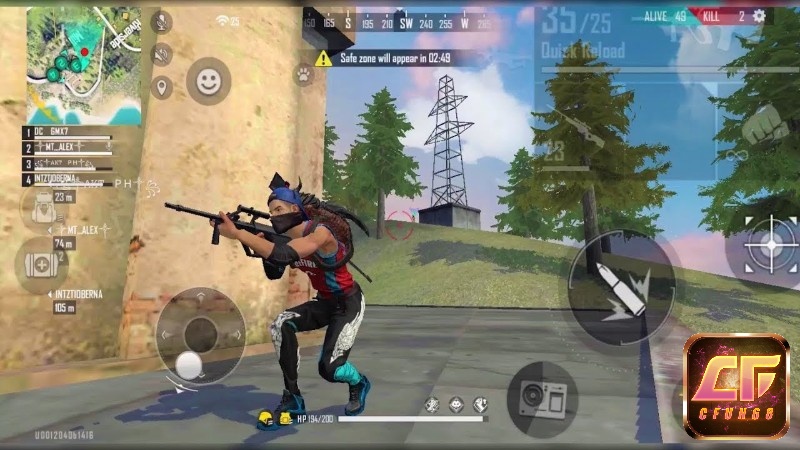 Free Fire là game bắn súng battle royale với lối chơi nhanh