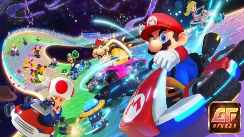 Top game hay trên Nintendo Switch Mario kart 8 deluxe mang đến trải nghiệm đua xe tuyệt vời
