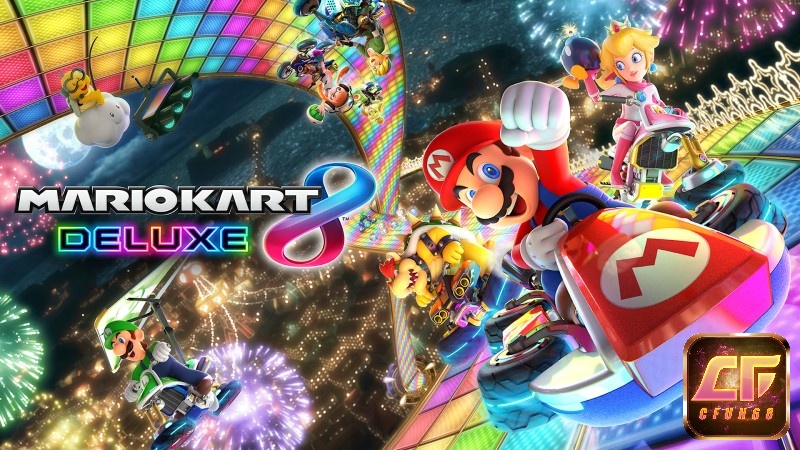 Mario kart 8 deluxe mang tới những đường đua vui nhộn