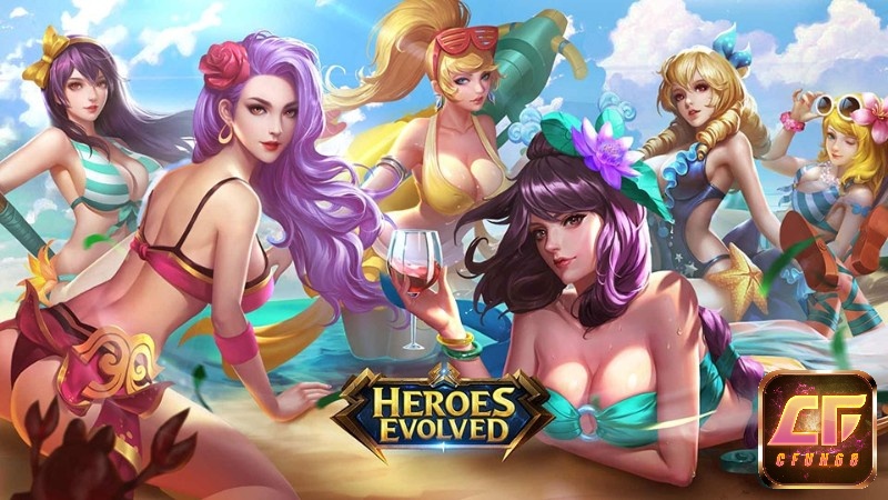 Top game moba mobile hay nhất - Heroes Evolved