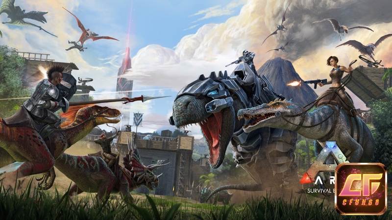 ARK: Survival Evolved có đa dạng các tính năng khác nhau cho người chơi trải nghiệm