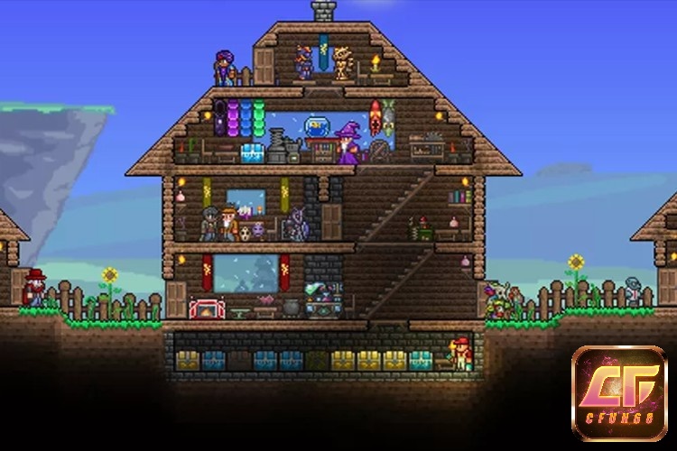 Xây dựng và bảo vệ ngôi nhà trong Terraria