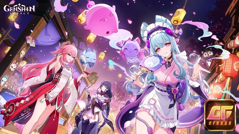 Genshin Impact nằm trong top đầu tiên trong danh sách top game anime mobile đình đám hiện nay