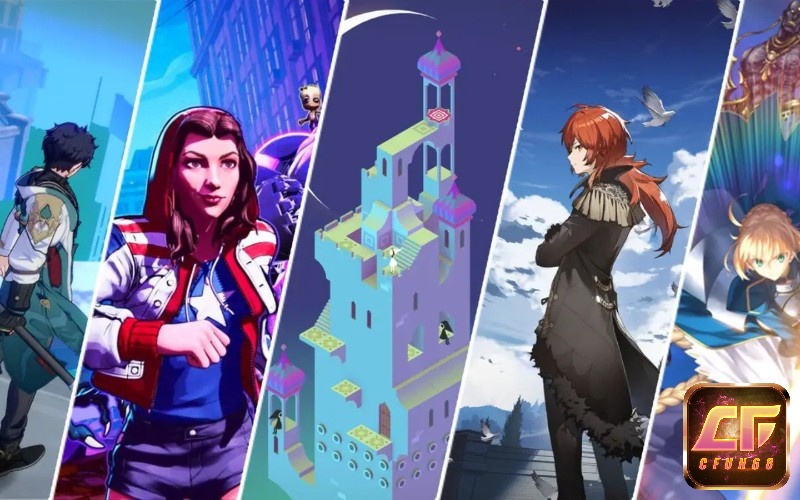 Giao diện nhân vật trong top game anime PC với phong cách đồ họa đặc trưng