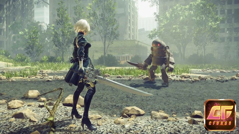 Nier: Automata là tựa game chặt chém anime với cốt truyện triết lý