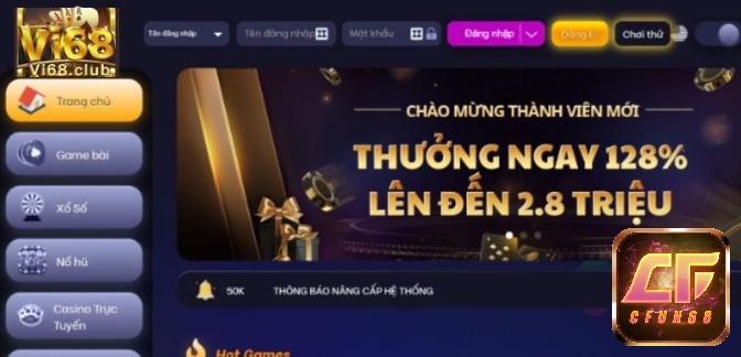 Lưu ý khi đăng ký Vi68 cần thực hiện theo hướng dẫn