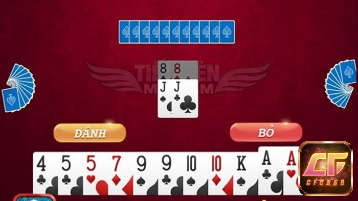 Các bước để chơi 1 ván game đánh bài tiến lên miền nam