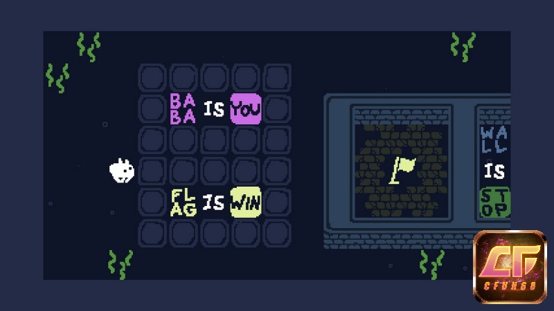 Game giải đố sáng tạo BABA IS YOU với cơ chế thay đổi thế giới bằng ngôn ngữ