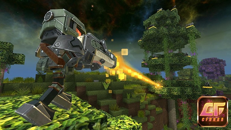 Block Fortress kết hợp xây dựng sáng tạo và chiến thuật phòng thủ