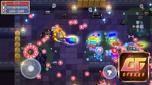 Soul Knight nổi bật với phong cách pixel độc đáo và đẹp mắt
