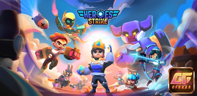 Tham gia vào những trận chiến kịch tính cùng các anh hùng trong Hero Strike Offline