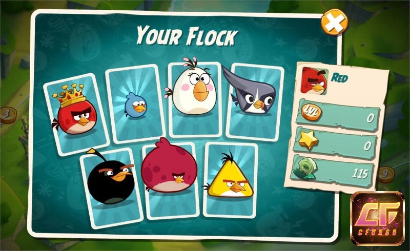 Cấp độ Angry Birds 2 thay đổi liên tục