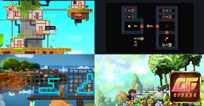 Game giải đố hay đòi hỏi người chơi phải suy nghĩ "out of the box" để tìm ra giải pháp cho các thách thức