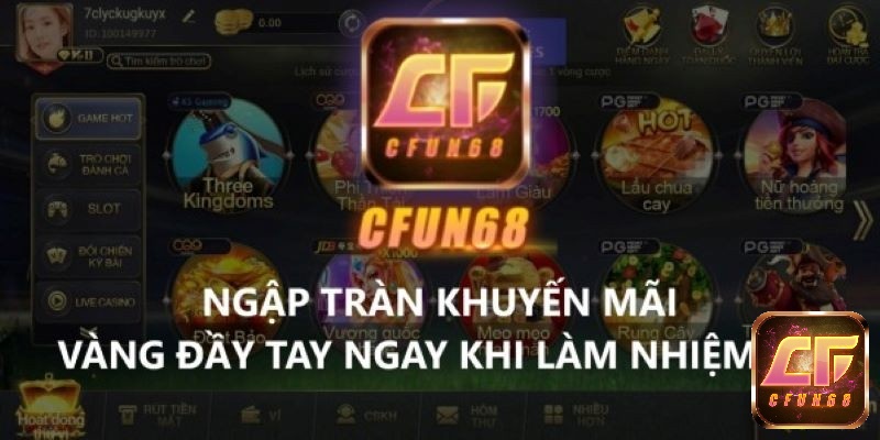 Cfun68 là nền tảng game bài uy tín với giao diện tiếng Việt, rút tiền nhanh và bảo mật hàng đầu.