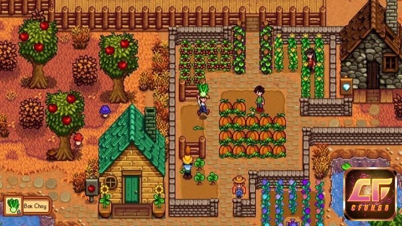 Stardew Valley là một trong những game thư giãn PC nổi tiếng nhất trải nghiệm sống chậm trong một ngôi làng nông thôn yên bình
