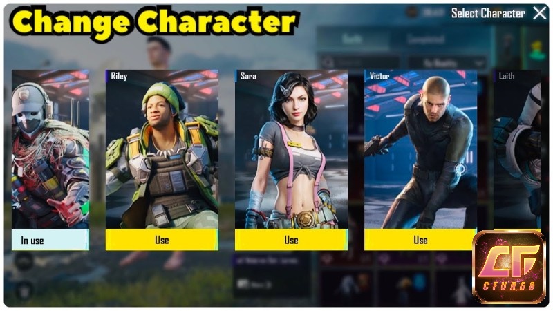 PUBG cho phép tùy chỉnh vũ khí và nhân vật đa dạng