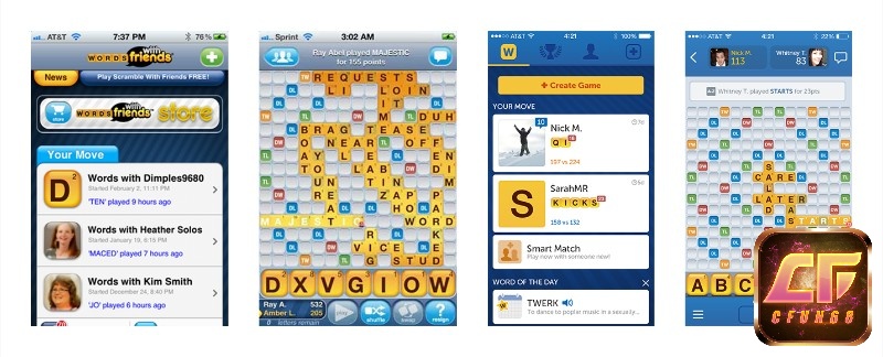 Words With Friends 2 hấp dẫn với chế độ chơi cùng bạn bè và cộng đồng quốc tế