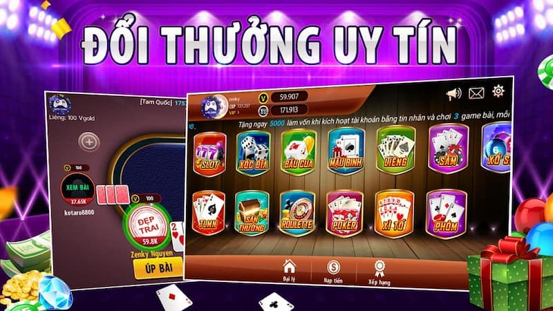 Top game bài đổi thưởng uy tín, đáng tin cậy nhất hiện nay