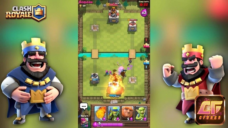 Với top game mobile hay android ios Clash Royale độc đáo kết hợp thẻ bài và chiến thuật