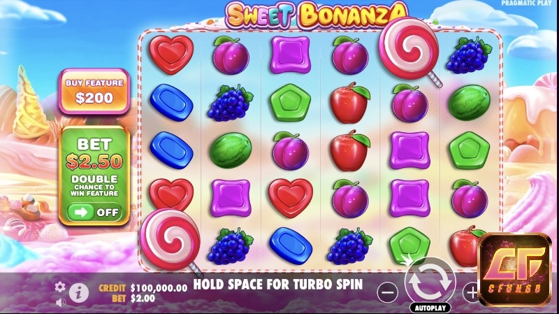 Sweet Bonanza thế giới ngọt ngào với khả năng thắng lớn nhờ tính năng nhân bội lên đến 100x.