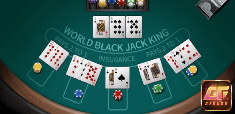 World Blackjack King – chơi xì dách theo phong cách toàn cầu với luật chơi đa dạng.