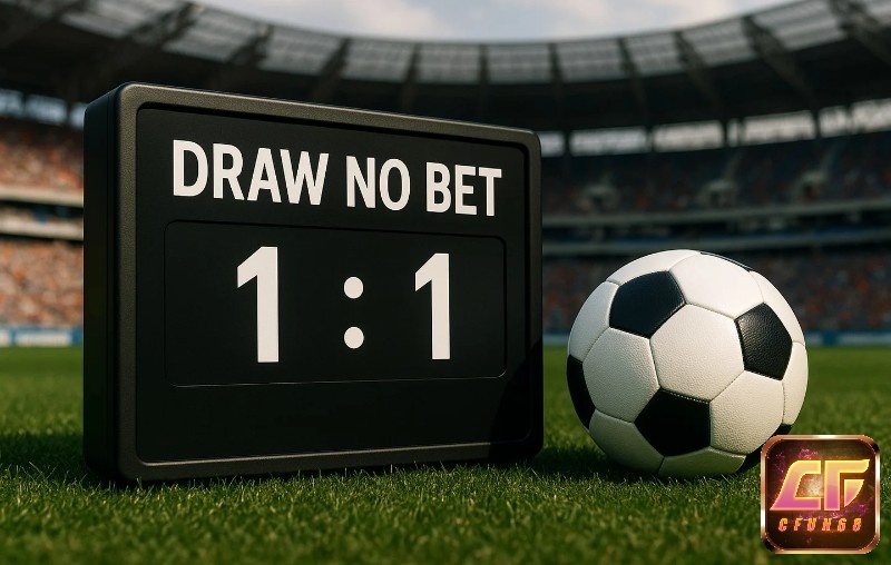Draw No Bet hay hòa hoàn tiền giúp người chơi giảm rủi ro khi đặt cược, an tâm trải nghiệm bóng đá trực tuyến