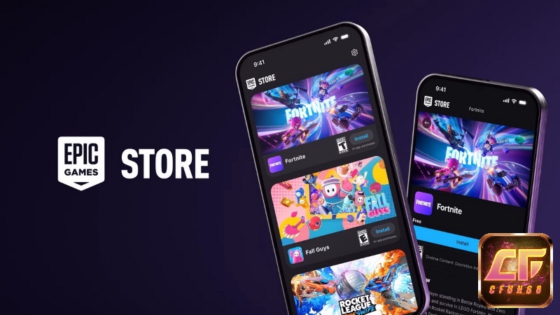 Người chơi khám phá Epic Games Store để tải game bản quyền miễn phí hàng tuần và trải nghiệm các tựa game nổi tiếng như Fortnite