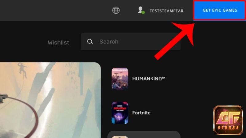 Tải Epic Games Launcher về pc để bắt đầu tải game từ Epic